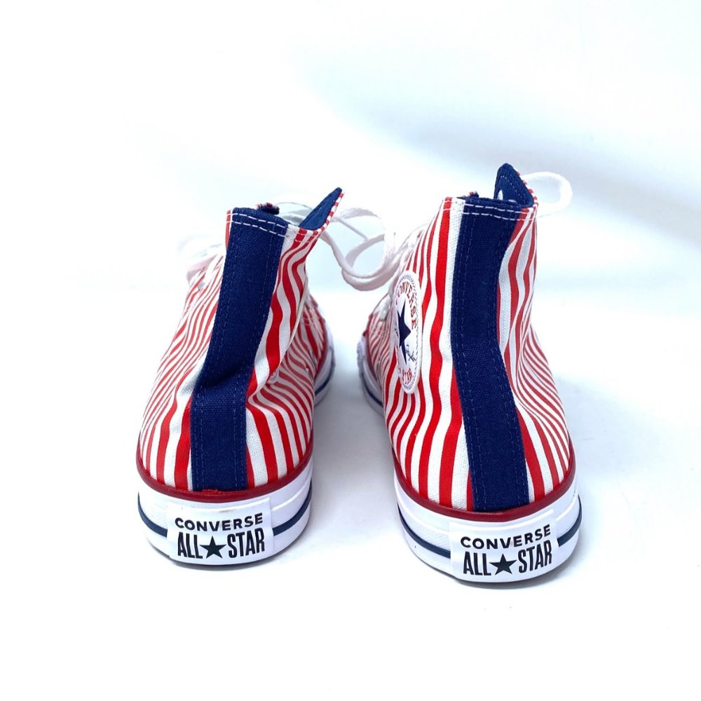 💖MEGA SALE💖CONVERSE 170813F Women CTAS High Red White STARS STRIPES  Sneaker - Picture 7 of 9